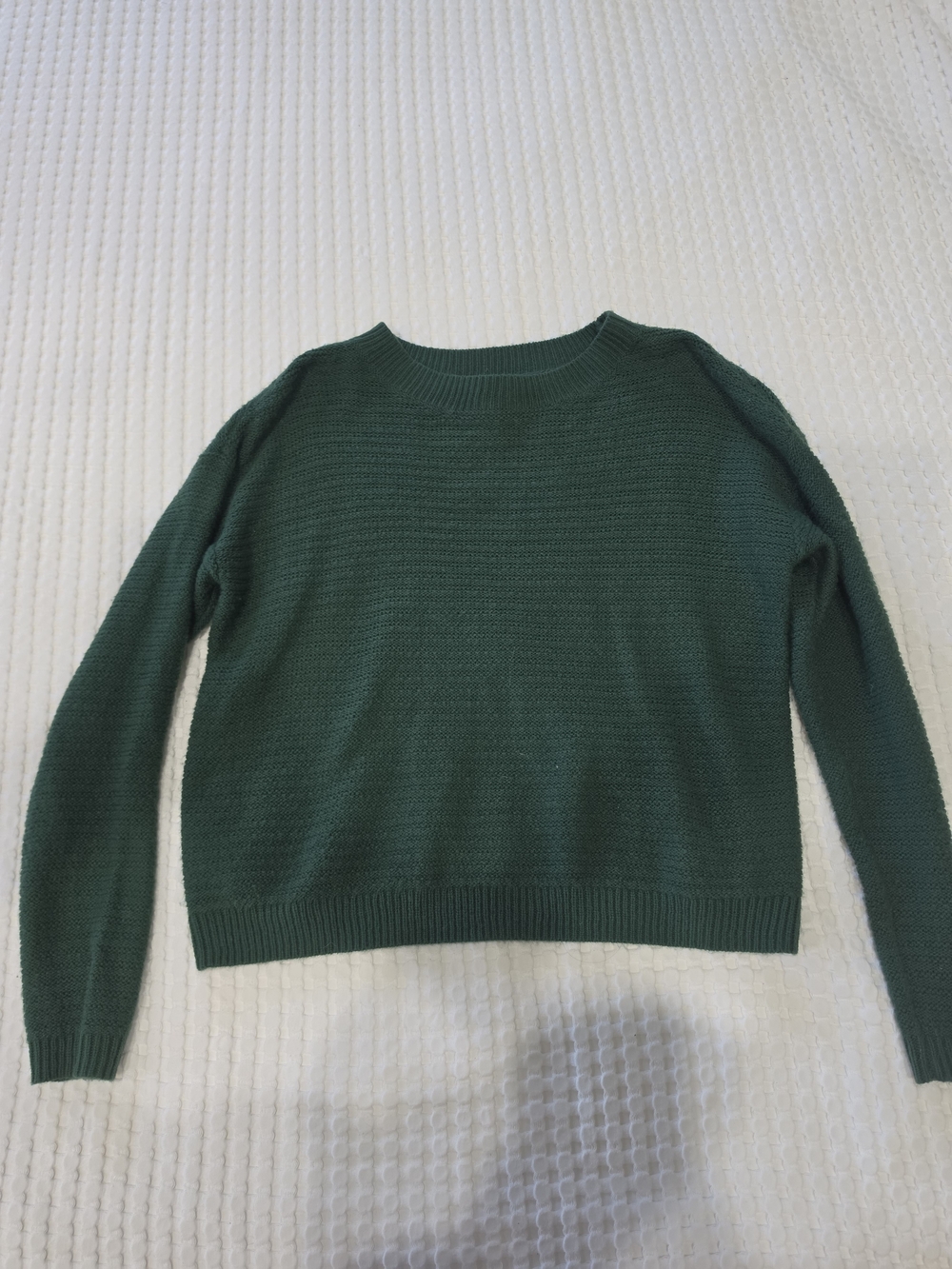 Arizona Jean Co Green Crewneck Knit Sweater Medium
